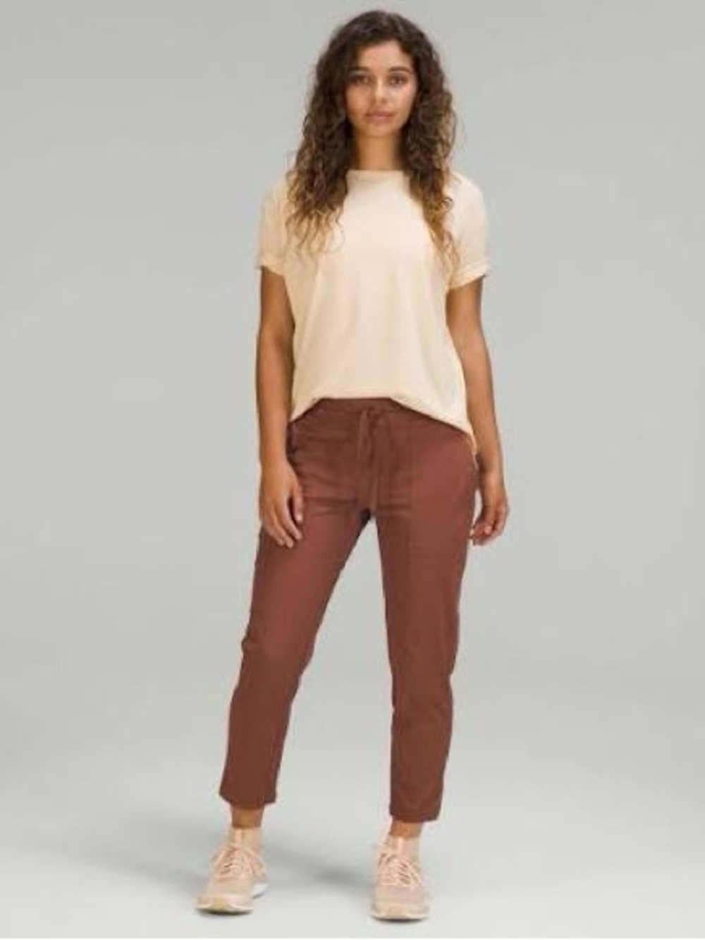 Lululemon Dance Studio Mid-Rise Crop in Ancient Copper